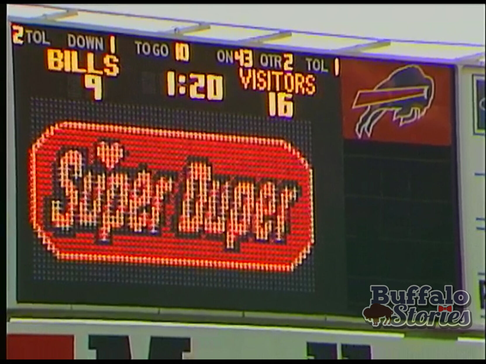 Rich Stadium scoreboard 3